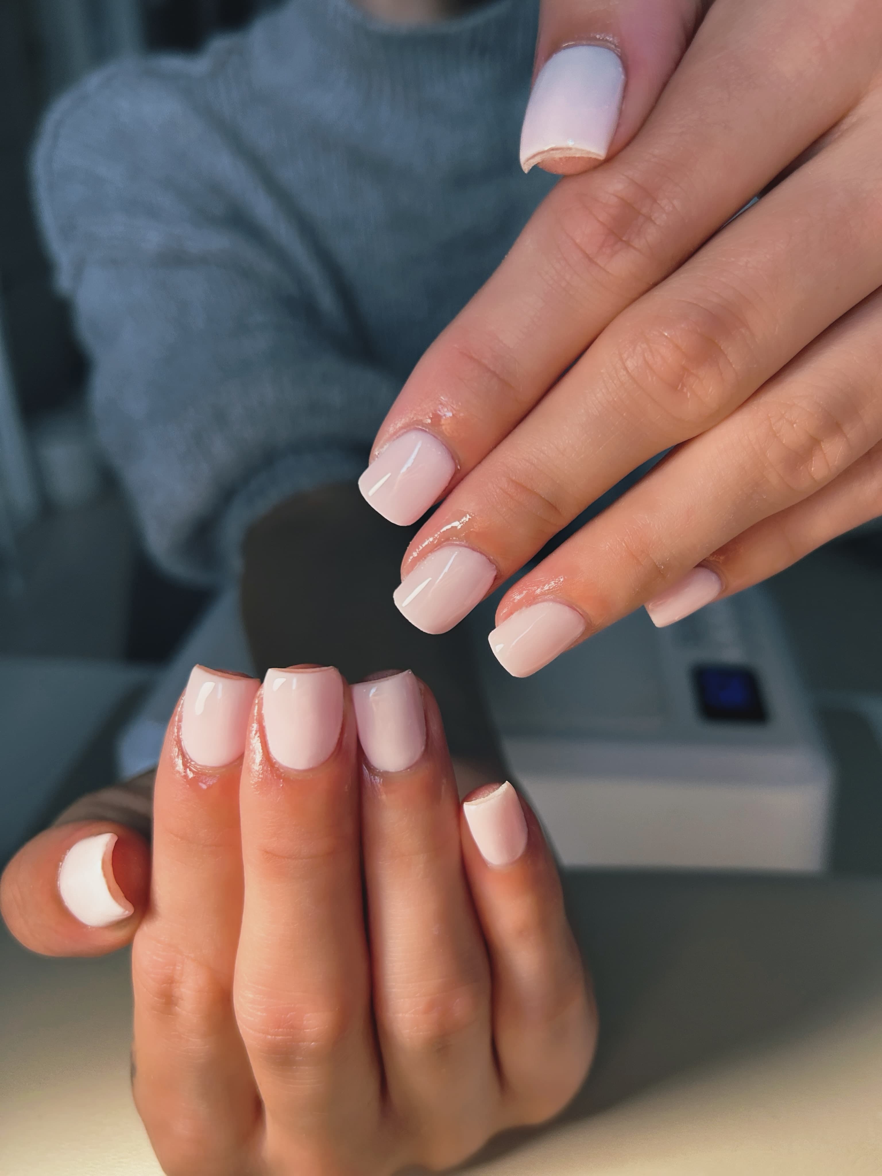 GiGi Nails Vantaa — milky pink perfection for an effortlessly elegant look
