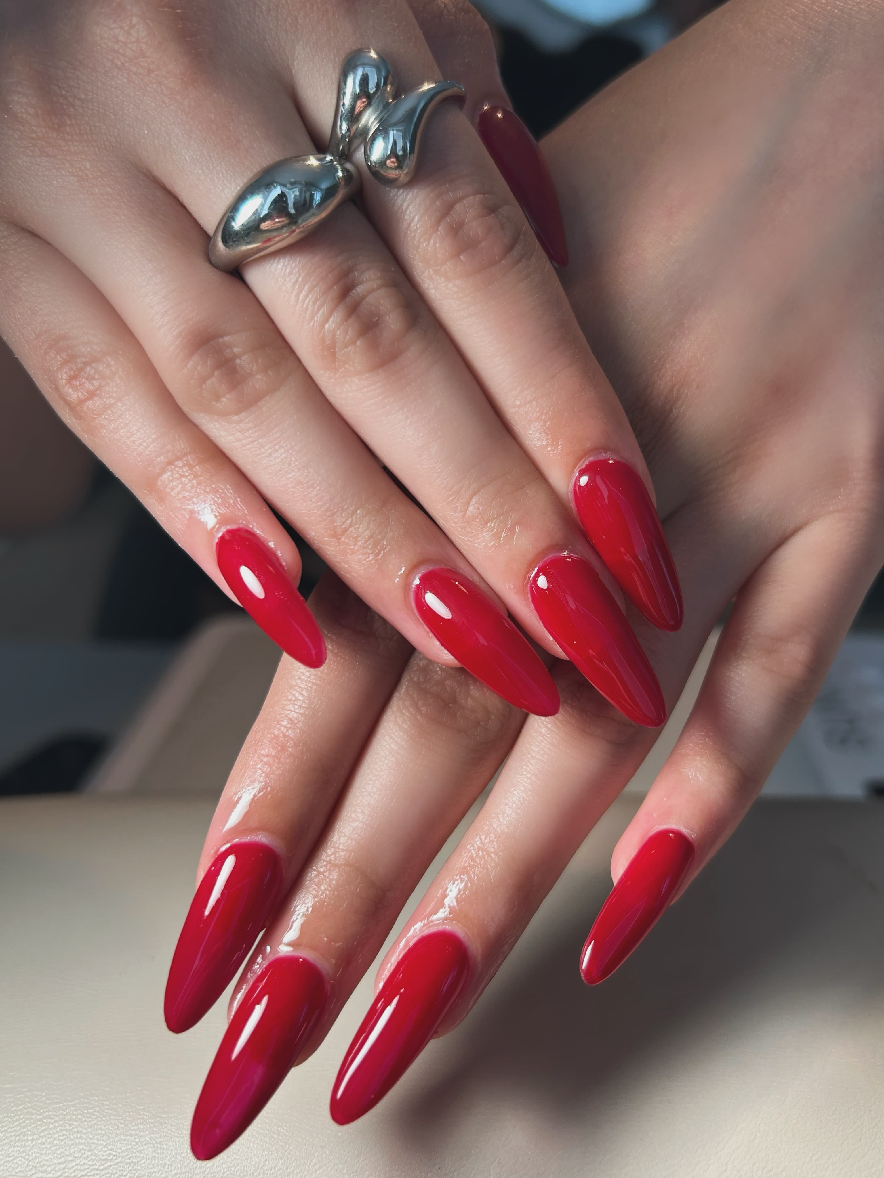 GiGi Nails Vantaa — nothing beats a fresh red set